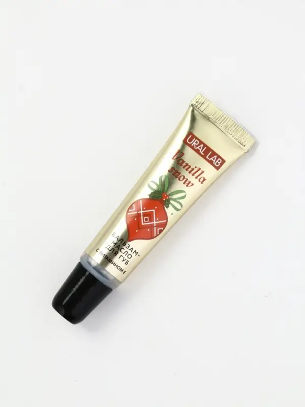 Бальзам-масло для губ, аромат ванильные снежинки 10 г, URAL LAB Бальзам-масло для губ, аромат ванильные снежинки 10 г, URAL LAB