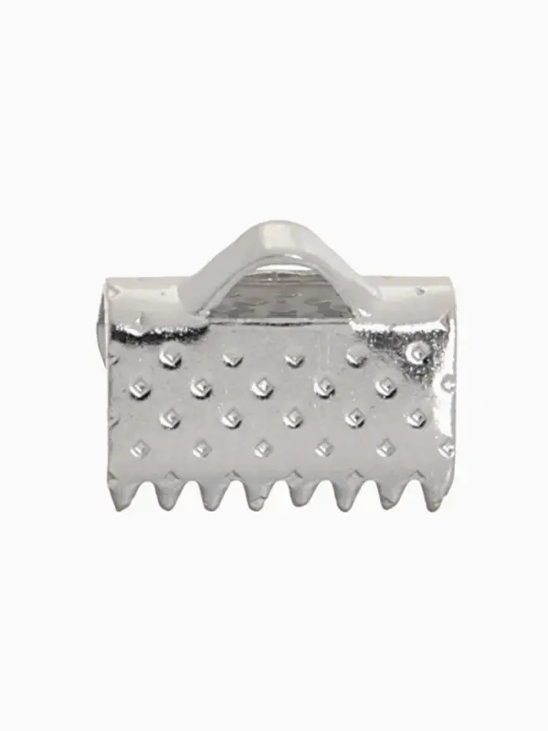 Зажим для ленты, (набор 20 шт.), цвет серебро, 10 мм, СМ-339