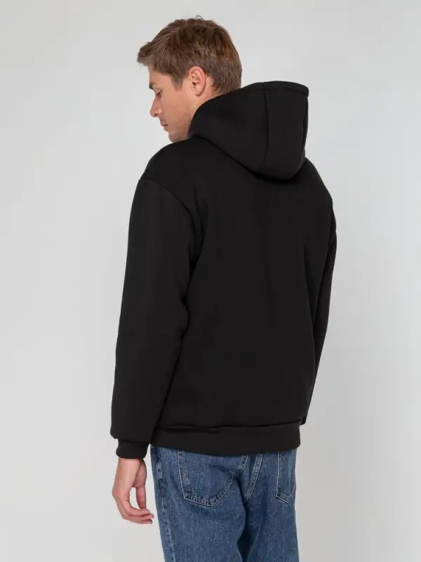 Худи унисекс Full Swing, черное, размер XS/S Худи унисекс Full Swing, черное, размер XS/S