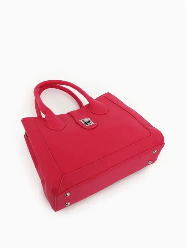 Сумка женская тоут TEXTURA на молнии, 31&times;11&times;21 см, розовая