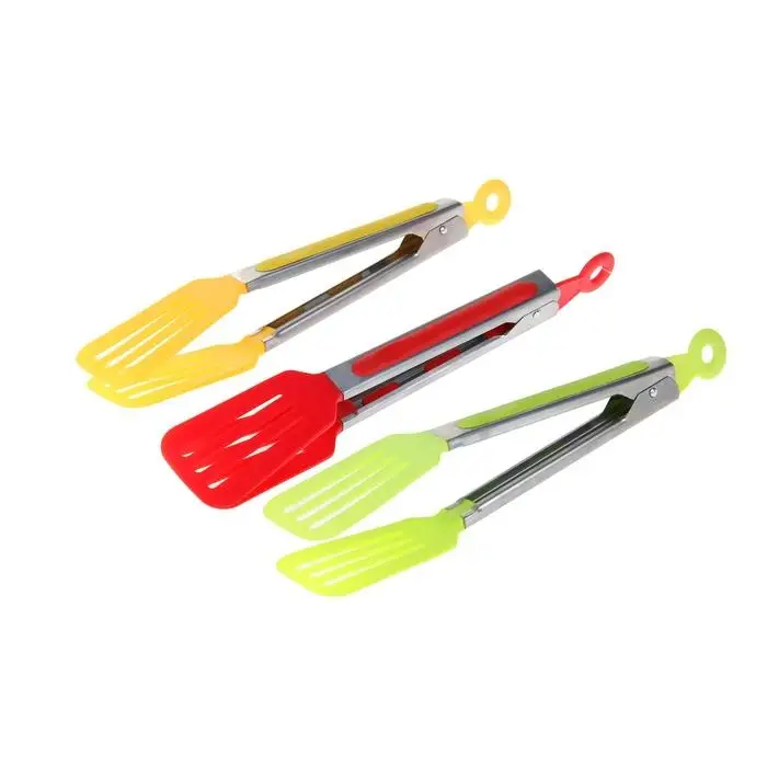 Щипцы для рыбы Доляна «Лопатка», 25 см, цвет МИКС Щипцы для рыбы Доляна «Лопатка», 25 см, цвет МИКС