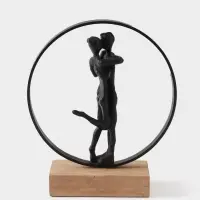 Сувенир &laquo;Парочка&raquo;, 24&times;9&times;26.5 см, полимерная смола, манговое дерево