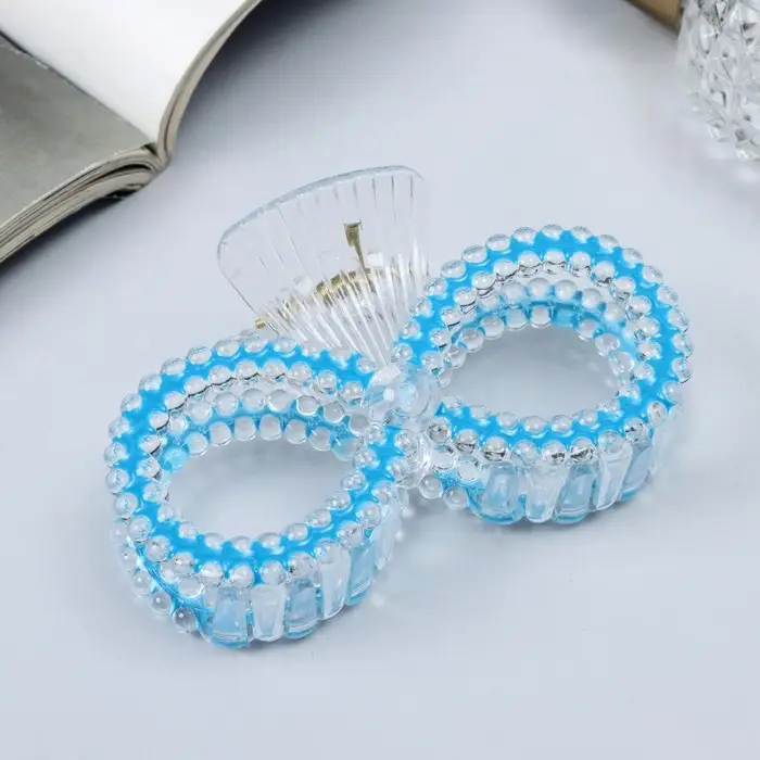 Крабик для волос «Хелен колор», бесконечность, 9 см, МИКС Крабик для волос «Хелен колор», бесконечность, 9 см, МИКС