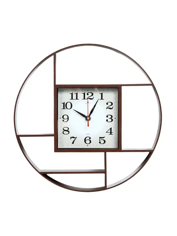 Часы настенные интерьерные &laquo;Маганса&raquo;, бесшумные, плавный ход, d=35 см, от батарейки 1&times;АА