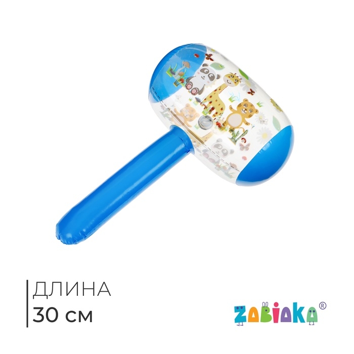 Игрушка надувная «Молоток», со звуком, 30 см, цвет МИКС Игрушка надувная «Молоток», со звуком, 30 см, цвет МИКС