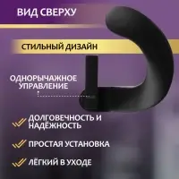 Смеситель для раковины ZEIN Z3812, дизайнерский, однорычажный, картридж 35 мм, черный