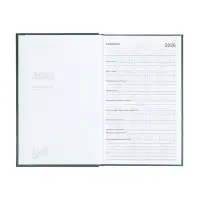 Ежедневник датир 2026г А5 168л б/вин, Зеленый ТЕМНЫЙ Ежедневник датир 2026г А5 168л б/вин, Зеленый ТЕМНЫЙ
