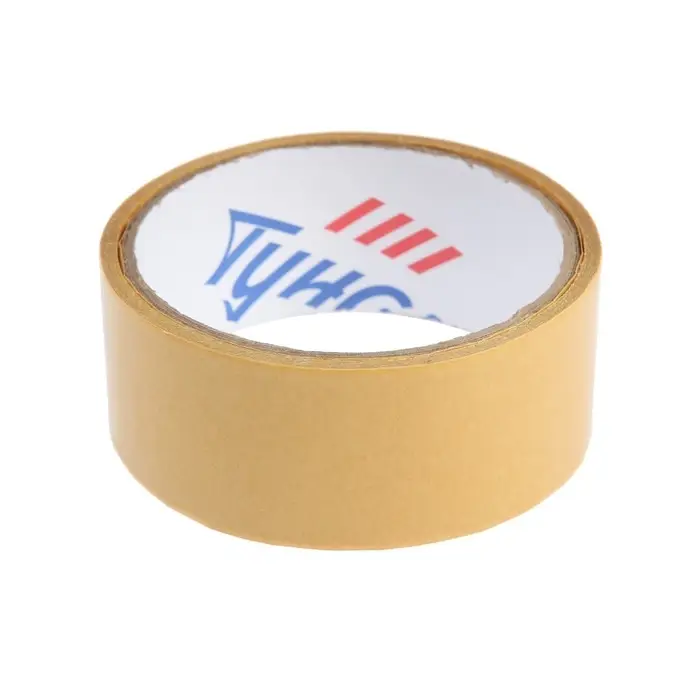 Лента двусторонняя ТУНДРА, полипропиленовая, прозрачная основа, 90 мкм, 36 мм &times; 5 м