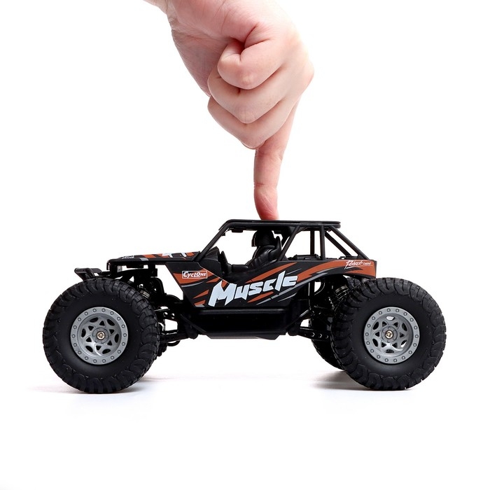 Джип радиоуправляемый «Краулер», 1:20, работает от аккумулятора, цвет оранжевый Джип радиоуправляемый «Краулер», 1:20, работает от аккумулятора, цвет оранжевый