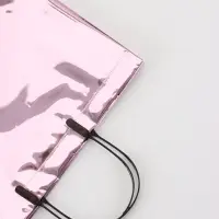 Пакет подарочный ПВХ, голография, розовый, пластиковая ручка, 32×28×11 см Пакет подарочный ПВХ, голография, розовый, пластиковая ручка, 32×28×11 см