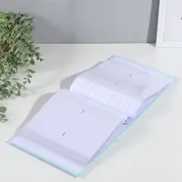 Фотоальбом на 200 фото 10х15 см "Малышковый" голубой, бумажные листы 4,5х22х22,5 см