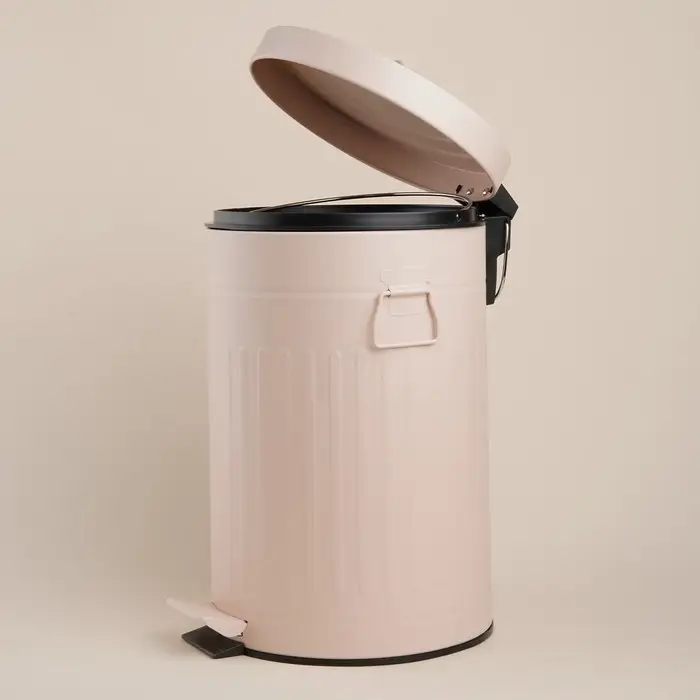 Ведро для мусора SL Home, 12 л, 27&times;32&times;43 см, бежевое