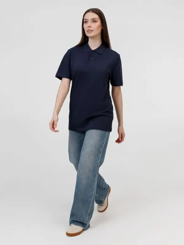 Рубашка поло унисекс Pulse, кобальт (темно-синяя), размер L