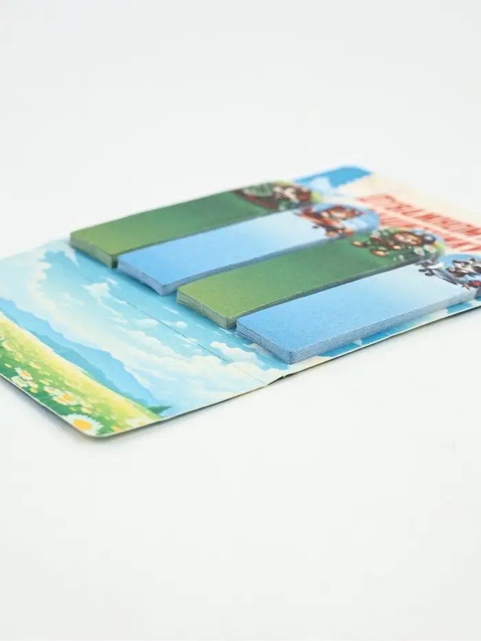 Стикеры-закладки с липким слоем 4 шт, 20 л  "Отважному защитнику!" Стикеры-закладки с липким слоем 4 шт, 20 л  "Отважному защитнику!"