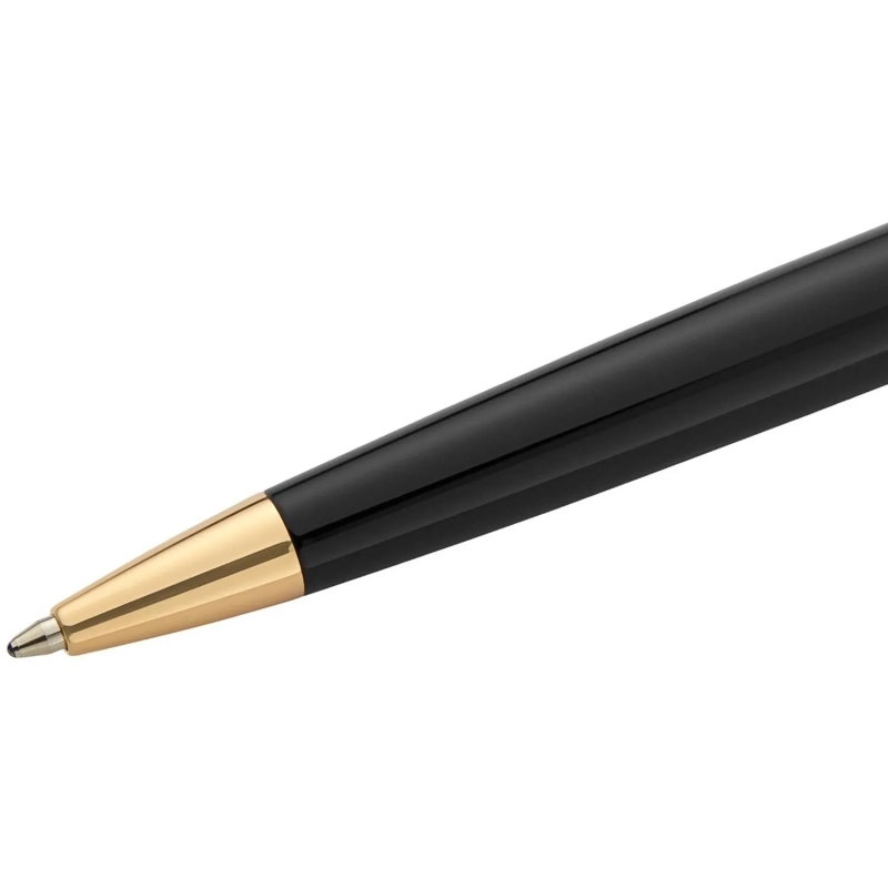Ручка шариковая WATERMAN HEMISPHERE&nbsp; черн лак с позол,лин.сред,син S0920670