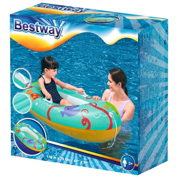 Плот надувной «Крабики», 119 х 79 см, детский, 34009 Плот надувной «Крабики», 119 х 79 см, детский, 34009