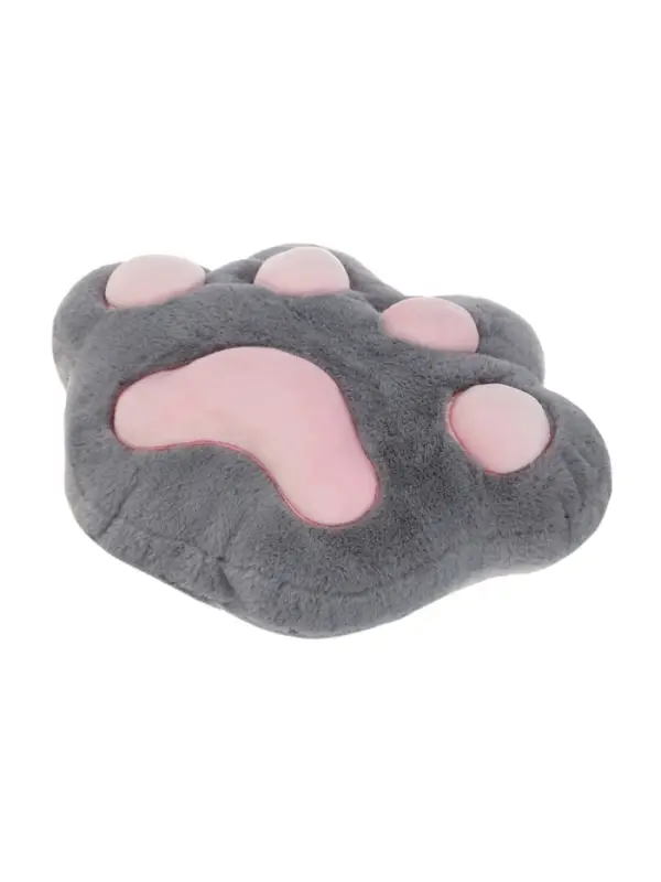 Мягкая игрушка-подушка  Мягкая игрушка-подушка "Лапка", цвет серый, 30 см 316/30/79-1