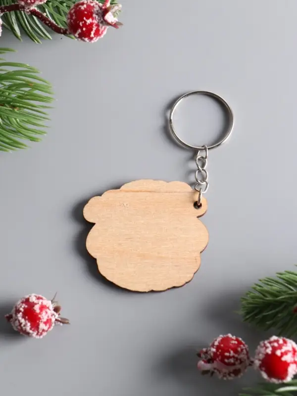 Брелок новогодний 2026 «Счастья, Здоровья», размер брелока 4.5×4 см