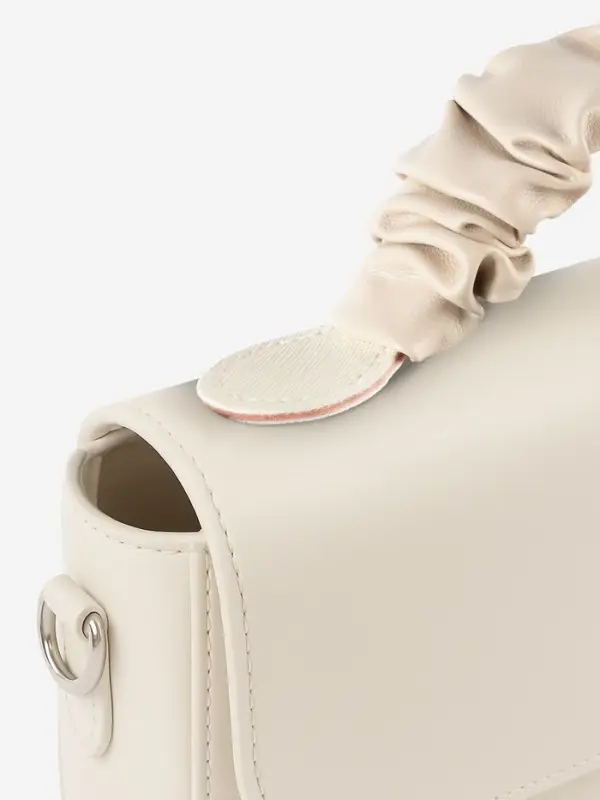 Ручка для сумки, пришивная, 18&times;3.5 см, молочная