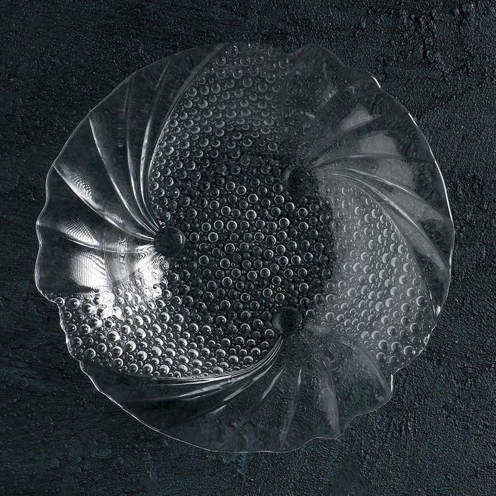 Тарелка глубокая стеклянная Papillon, 600 мл, d=21 см, цвет прозрачный Тарелка глубокая стеклянная Papillon, 600 мл, d=21 см, цвет прозрачный