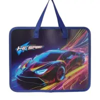 Папка с ручками &laquo;Автомобиль&raquo;, А4, пластиковая, 70 мм, 322&times;256 мм