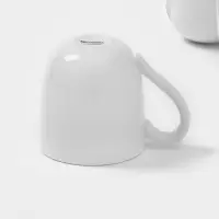 Набор кружек Magistro Mien, 270 мл, 6 шт., фарфор, белый