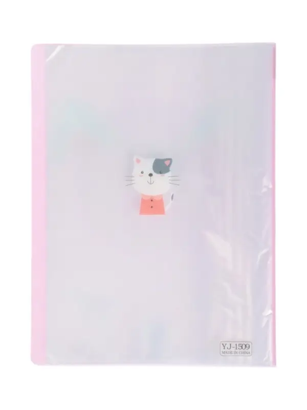 Папка формат А4, с 40 прозрачными файлами &laquo;Зверята&raquo;, МИКС