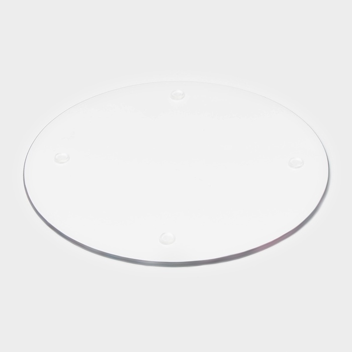 Доска разделочная стеклянная Доляна «Жеода», d=20 см