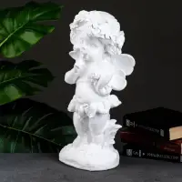 Фигура гипс &laquo;Фея стоя&raquo;, 12&times;22&times;43 см, белый