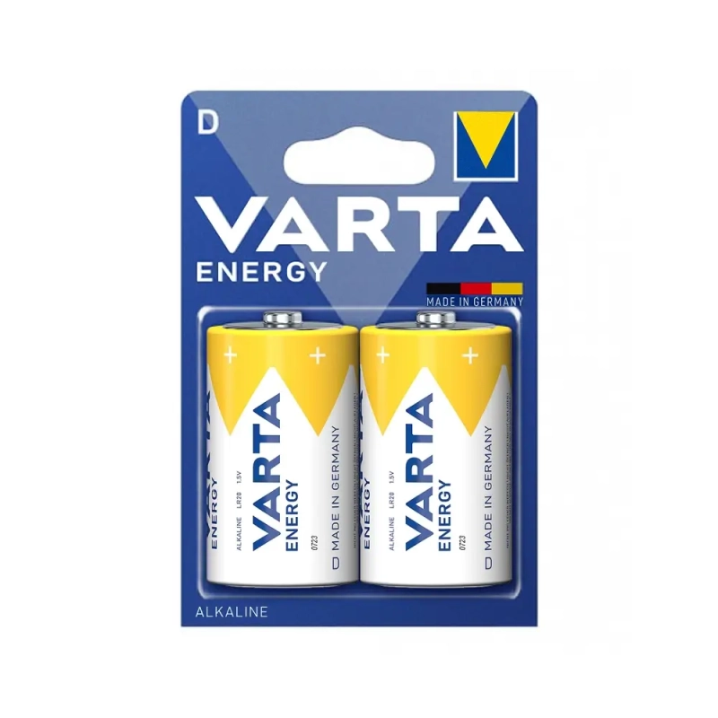 Батарейка Varta ENERGY LR20 D BL2 Alkaline 1.5V Батарейка Varta ENERGY LR20 D BL2 Alkaline 1.5V