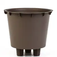 Кашпо со вставкой 7,8 л d28 см h25,5 см РАМОНА серый