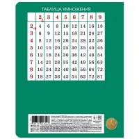 Тетрадь 12л А5ф клетка 60-65г/кв.м на скобе скругл.углы -Классика- Зеленая