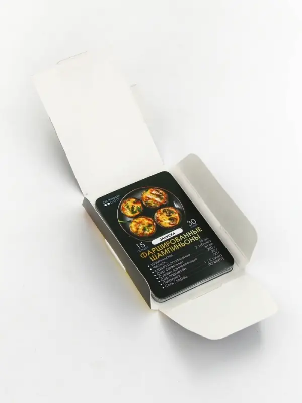 Карточки с рецептами 20 шт Карточки с рецептами 20 шт "Готовь. Люби"