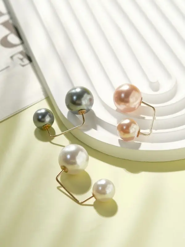 Набор булавок &laquo;Жемчужное ассорти&raquo;, 3 шт., разноцветный