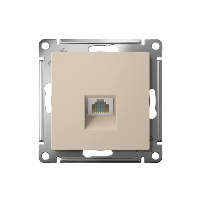 ATLASDESIGN РОЗЕТКА компьютерная RJ45, кат. 5Е, механизм, ПЕСОЧНЫЙ