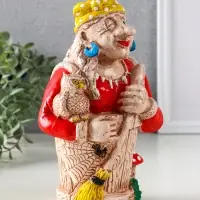 Копилка для денег &laquo;Баба Яга&raquo;, гипс, 24&times;15&times;13 см