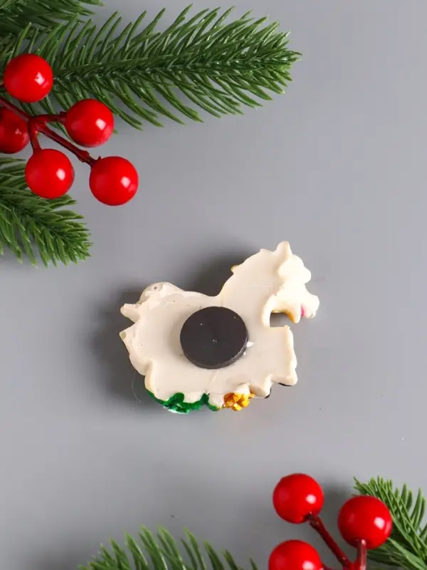 Магнит полистоун   Магнит полистоун  "Лошадка с мешком золотых монет" МИКС 5,7х6,5 см