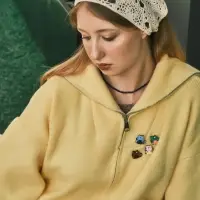 Брошь &laquo;Котик&raquo;, мультяшный, МИКС в чёрном металле