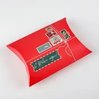 Коробка подарочная новогодняя складная &laquo;С новым годом&raquo;, 19&times;14&times;4 см
