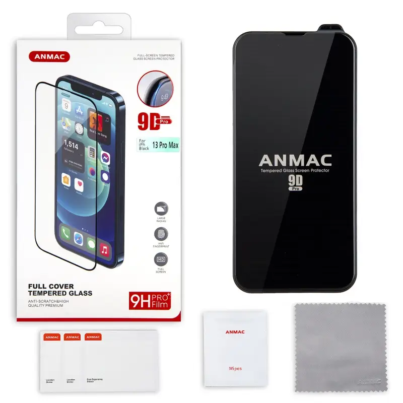 Защитное стекло для iPhone 13 Pro Max 9D ANMAC Арт. 1137340