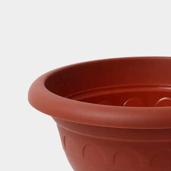 Вазон для цветов &laquo;Колывань&raquo;, 5.3 л, d=30 см, h=24 см, терракотовый