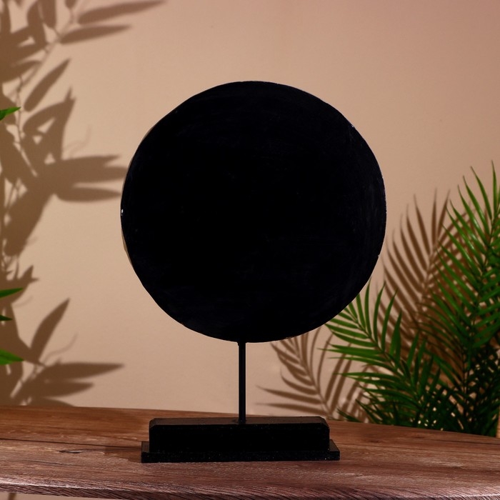 Декор  Декор "Круг" на подставке, албезия 30х9х42 см