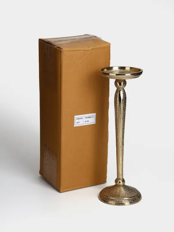 Подсвечник &laquo;Звездная пыль&raquo;, 9.5&times;9.5&times;29.5 см, алюминий