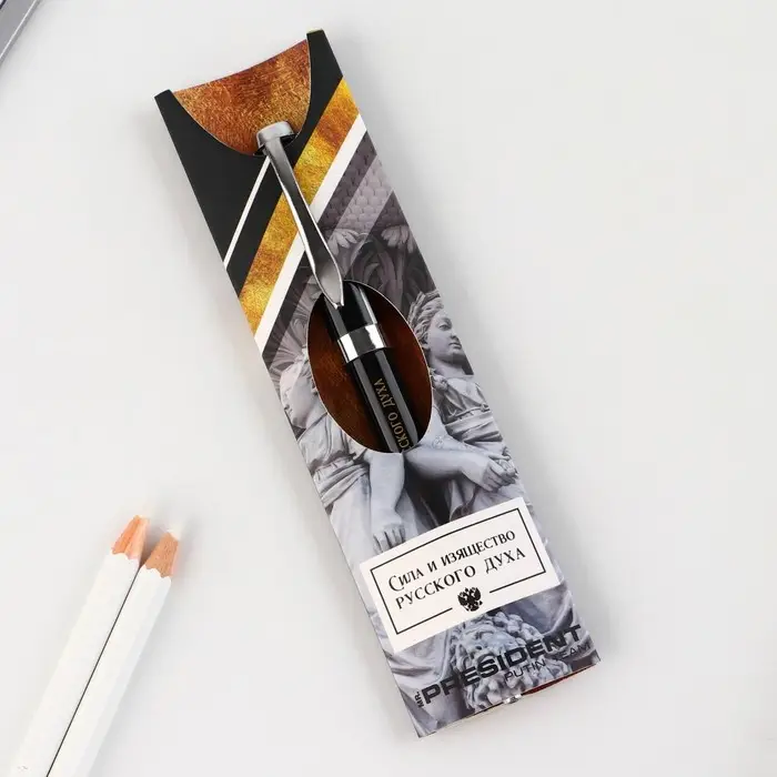 Ручка металл шариковая «Искусство», синяя паста, 1 мм, фурнитура серебро Ручка металл шариковая «Искусство», синяя паста, 1 мм, фурнитура серебро