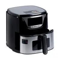 Аэрогриль BRAYER 2037BR,1500Вт,5л,7 программ,200&deg;С, LCD-дисплей таймер,решетка,черно-серый