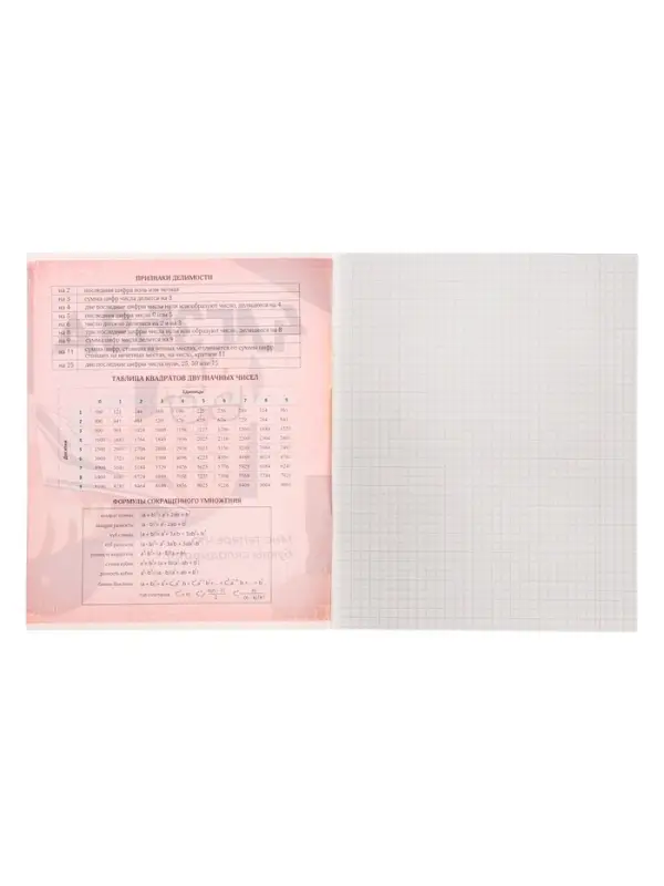 Предметная тетрадь по алгебре Calligrata &laquo;Животные мемы&raquo;, 36 листов, в клетку, со справочным материалом, обложка из мелованной бумаги