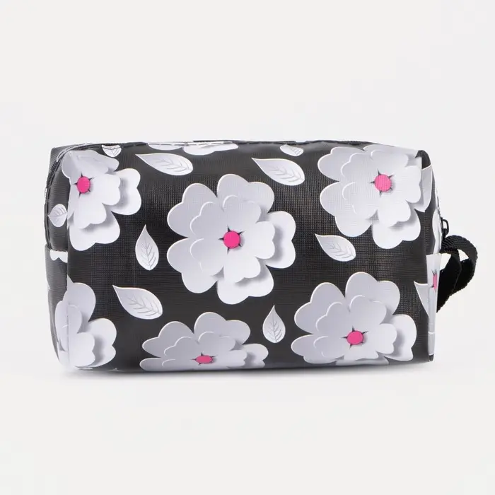 Косметичка на молнии, цвет чёрный