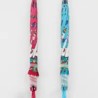 Зонт - трость детский &laquo;Радужный единорог&raquo;, полуавтоматический, 8 спиц, R=39/47 см, d=78 см, МИКС