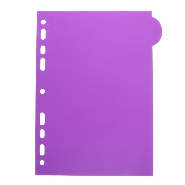 Разделитель листов A5 (210 x 165 мм) цветовой, 5 листов, Разделитель листов A5 (210 x 165 мм) цветовой, 5 листов, "deVENTE. Pastel" полипропилен 140 мкм, индивидуальная упаковка