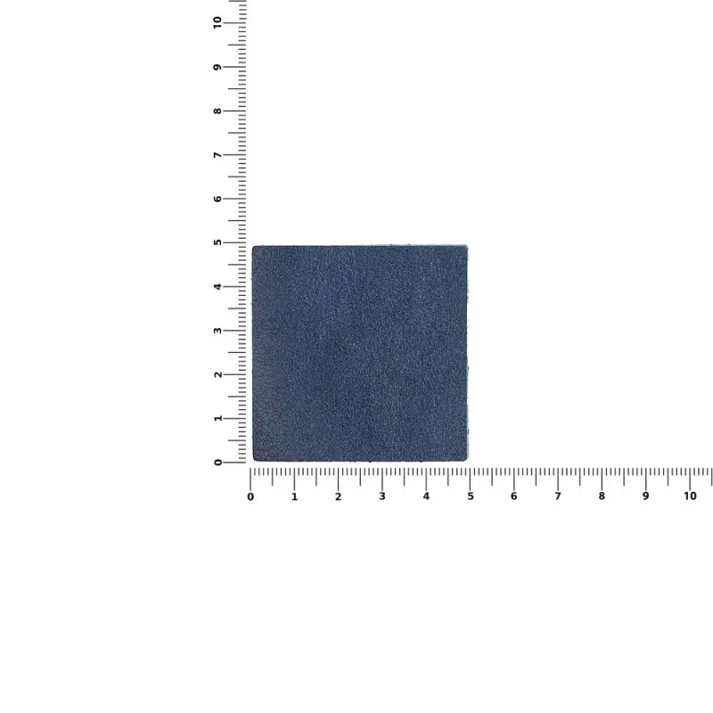 Лейбл кожаный Pasek, L, синий